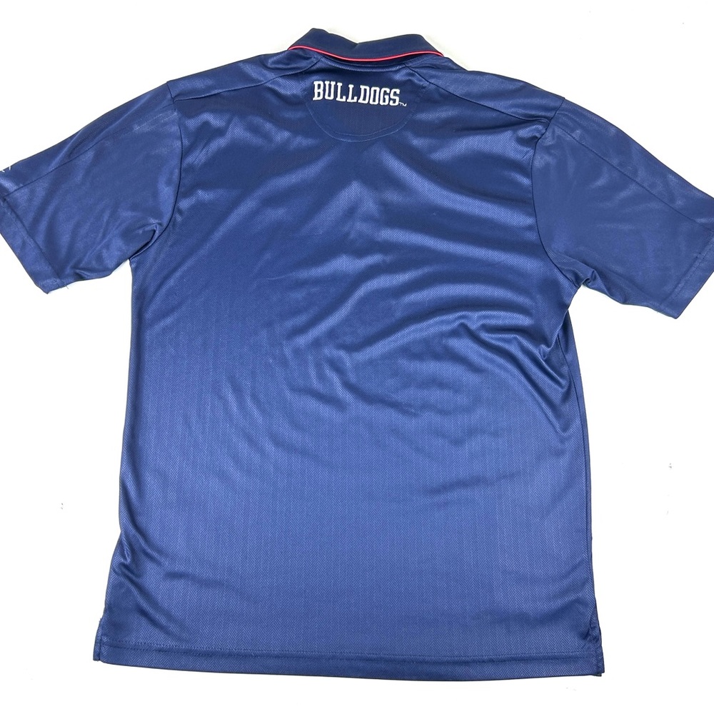 Champion Gonzaga Bulldogs Golf Polo Shirt Men's Small Blue Basketball - Picture 2 of 6